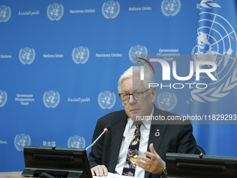 Ambassador Bob Rae, President of the Economic and Social Council (ECOSOC) and Catherine Russell, Executive Director of UN Children's Fund (U...