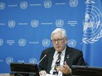 Ambassador Bob Rae, President of the Economic and Social Council (ECOSOC) and Catherine Russell, Executive Director of UN Children's Fund (U...