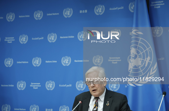 Ambassador Bob Rae, President of the Economic and Social Council (ECOSOC) and Catherine Russell, Executive Director of UN Children's Fund (U...