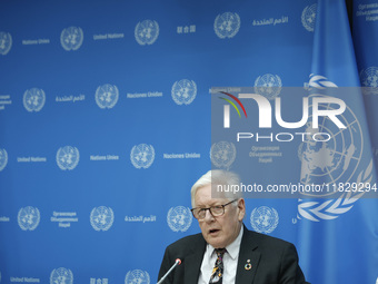 Ambassador Bob Rae, President of the Economic and Social Council (ECOSOC) and Catherine Russell, Executive Director of UN Children's Fund (U...