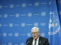 Ambassador Bob Rae, President of the Economic and Social Council (ECOSOC) and Catherine Russell, Executive Director of UN Children's Fund (U...