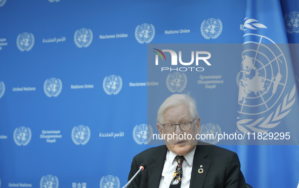 Ambassador Bob Rae, President of the Economic and Social Council (ECOSOC) and Catherine Russell, Executive Director of UN Children's Fund (U...