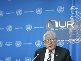 Ambassador Bob Rae, President of the Economic and Social Council (ECOSOC) and Catherine Russell, Executive Director of UN Children's Fund (U...