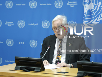 Ambassador Bob Rae, President of the Economic and Social Council (ECOSOC) and Catherine Russell, Executive Director of UN Children's Fund (U...