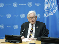 Ambassador Bob Rae, President of the Economic and Social Council (ECOSOC) and Catherine Russell, Executive Director of UN Children's Fund (U...