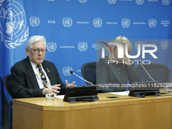 Ambassador Bob Rae, President of the Economic and Social Council (ECOSOC) and Catherine Russell, Executive Director of UN Children's Fund (U...