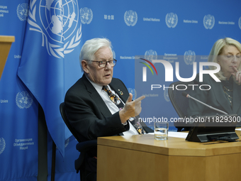 Ambassador Bob Rae, President of the Economic and Social Council (ECOSOC) and Catherine Russell, Executive Director of UN Children's Fund (U...