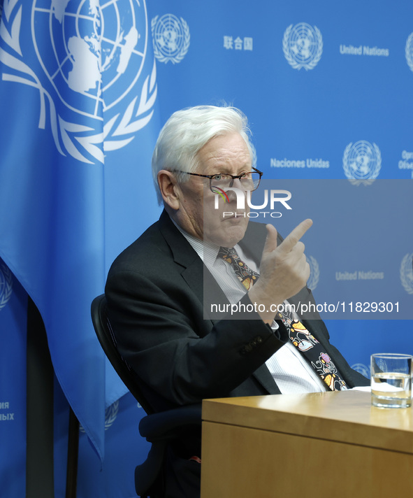 Ambassador Bob Rae, President of the Economic and Social Council (ECOSOC) and Catherine Russell, Executive Director of UN Children's Fund (U...