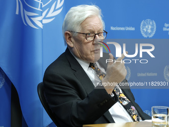 Ambassador Bob Rae, President of the Economic and Social Council (ECOSOC) and Catherine Russell, Executive Director of UN Children's Fund (U...