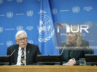 Ambassador Bob Rae, President of the Economic and Social Council (ECOSOC) and Catherine Russell, Executive Director of UN Children's Fund (U...