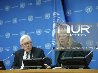 Ambassador Bob Rae, President of the Economic and Social Council (ECOSOC) and Catherine Russell, Executive Director of UN Children's Fund (U...