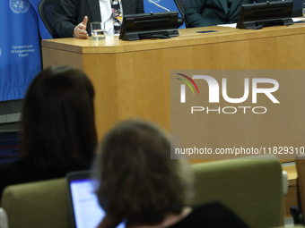 Ambassador Bob Rae, President of the Economic and Social Council (ECOSOC) and Catherine Russell, Executive Director of UN Children's Fund (U...