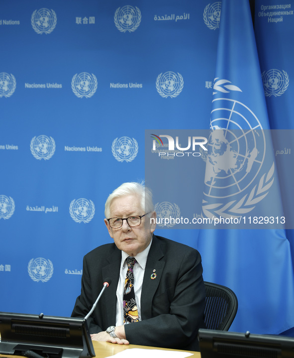 Ambassador Bob Rae, President of the Economic and Social Council (ECOSOC) and Catherine Russell, Executive Director of UN Children's Fund (U...