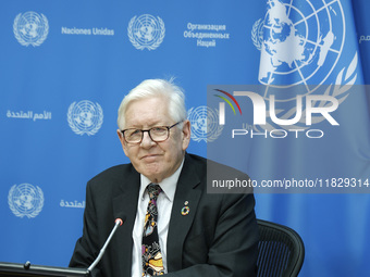 Ambassador Bob Rae, President of the Economic and Social Council (ECOSOC) and Catherine Russell, Executive Director of UN Children's Fund (U...