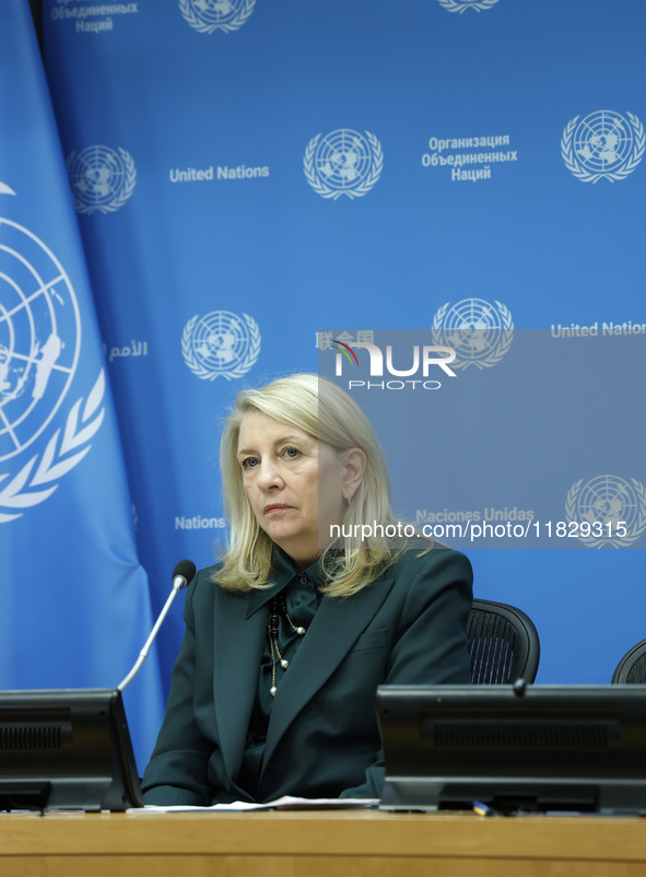 Ambassador Bob Rae, President of the Economic and Social Council (ECOSOC) and Catherine Russell, Executive Director of UN Children's Fund (U...