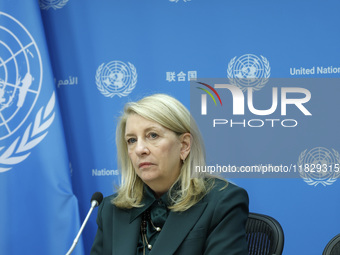 Ambassador Bob Rae, President of the Economic and Social Council (ECOSOC) and Catherine Russell, Executive Director of UN Children's Fund (U...