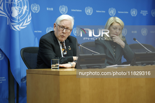 Ambassador Bob Rae, President of the Economic and Social Council (ECOSOC) and Catherine Russell, Executive Director of UN Children's Fund (U...