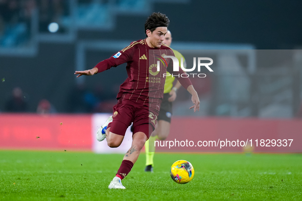 Paulo Dybala of AS Roma during the Serie A Enilive match between AS Roma and Atalanta BC at Stadio Olimpico on December 02, 2024 in Rome, It...