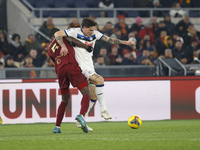 Atalanta's Nicolo Zaniolo participates in the Serie A soccer match between AS Roma and Atalanta BC at Stadio Olimpico in Rome, Italy, on Dec...