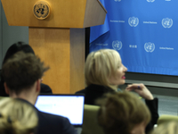 Ambassador Linda Thomas-Greenfield, Representative of the United States to the United Nations and President of the Security Council for the...