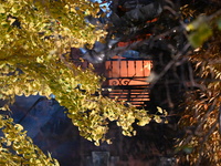 A third alarm fire impacts a building on the Upper East Side of Manhattan, New York, United States, on December 2, 2024. At 526 E 82nd Stree...