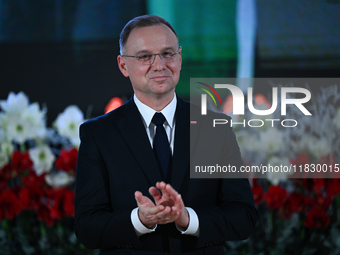 WIELICZKA, POLAND - DECEMBER 02:   
President of Poland, Andrzej Duda, participates in the  celebrations of St. Barbara's Day at the Wielicz...