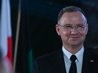 WIELICZKA, POLAND - DECEMBER 02:   
President of Poland, Andrzej Duda, participates in the 2024 celebrations of St. Barbara's Day at the Wie...