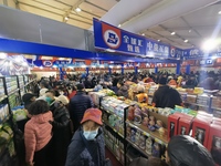 Citizens buy Russian goods at the Wukesong Sino-Russian Mutual Trade Pavilion in Beijing, China, on December 3, 2024. (