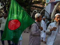 Bangladeshi activists of Islami Andolon Bangladesh stage a protest rally against the attack on the Bangladesh Assistant High Commission in A...