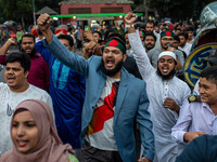 Activists of the Jatiya Nagarik Committee (National Citizens Committee) stage a protest rally against the attack on the Bangladesh Assistant...