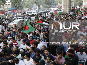 Activists of the Jatiya Nagarik Committee stage a protest rally against the attack on the Bangladesh Assistant High Commission in Agartala a...