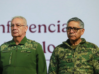 In Mexico City, Mexico, on December 3, 2024, Ricardo Trevilla Trejo, Secretary of National Defense (SEDENA), and Raymundo Pedro Morales, Sec...