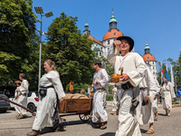 In Neuburg an der Donau, Germany, on July 9, 2023, the city hosts a grand historical parade as part of its annual castle festival. Around 2,...