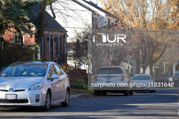 Secret Service units deploy outside Treasury Secretary Janet Yellen's home after police shoot at car thieves in an altercation. Secret Servi...