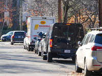 Secret Service units deploy outside Treasury Secretary Janet Yellen's home after police shoot at car thieves in an altercation. Secret Servi...