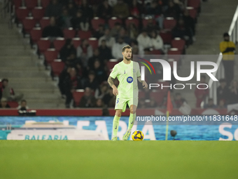 during the La Liga match between RCD Mallorca and FC Barcelona at Estadi de Son Moix on December 3, 2024 in Mallorca, Spain.  (