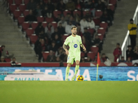 during the La Liga match between RCD Mallorca and FC Barcelona at Estadi de Son Moix on December 3, 2024 in Mallorca, Spain.  (