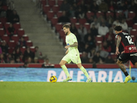 during the La Liga match between RCD Mallorca and FC Barcelona at Estadi de Son Moix on December 3, 2024 in Mallorca, Spain.  (