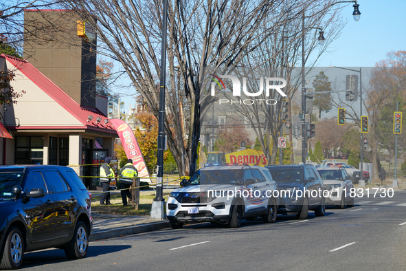 A man in his late teens or early 20s is fatally shot multiple times inside a Denny's restaurant on Bladensburg Road NE in Washington, D.C.,...