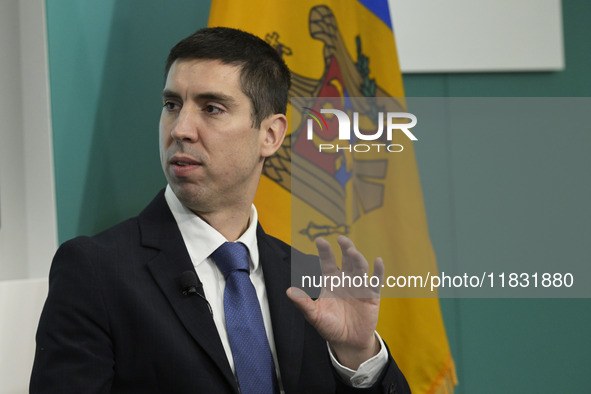 Foreign Minister of Moldova Mihai Popsoi speaks about presidential elections and a national referendum on the country's possible European Un...