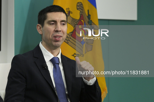 Foreign Minister of Moldova Mihai Popsoi speaks about presidential elections and a national referendum on the country's possible European Un...