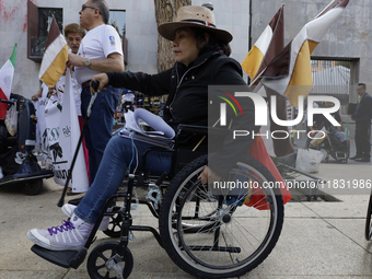 On December 3, 2024, in Mexico City, Mexico, people with disabilities demonstrate on the International Day of Persons with Disabilities. The...