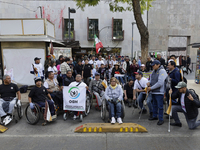 On December 3, 2024, in Mexico City, Mexico, people with disabilities demonstrate on the International Day of Persons with Disabilities. The...