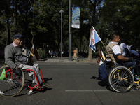 On December 3, 2024, in Mexico City, Mexico, people with disabilities demonstrate on the International Day of Persons with Disabilities. The...