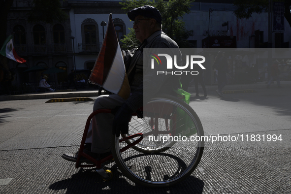 On December 3, 2024, in Mexico City, Mexico, people with disabilities demonstrate on the International Day of Persons with Disabilities. The...