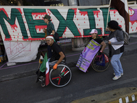 On December 3, 2024, in Mexico City, Mexico, people with disabilities demonstrate on the International Day of Persons with Disabilities. The...