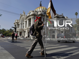 On December 3, 2024, in Mexico City, Mexico, people with disabilities demonstrate on the International Day of Persons with Disabilities. The...