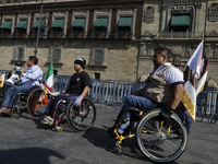 On December 3, 2024, in Mexico City, Mexico, people with disabilities demonstrate on the International Day of Persons with Disabilities. The...