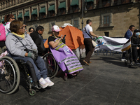 On December 3, 2024, in Mexico City, Mexico, people with disabilities demonstrate on the International Day of Persons with Disabilities. The...