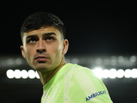 Pedri central midfield of Barcelona and Spain during the La Liga match between RCD Mallorca and FC Barcelona at Estadi de Son Moix on Decemb...